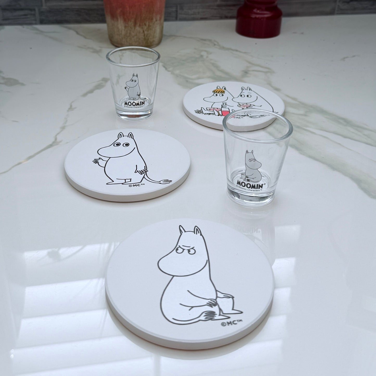 Moomin Ceramic Coaster Gift Set