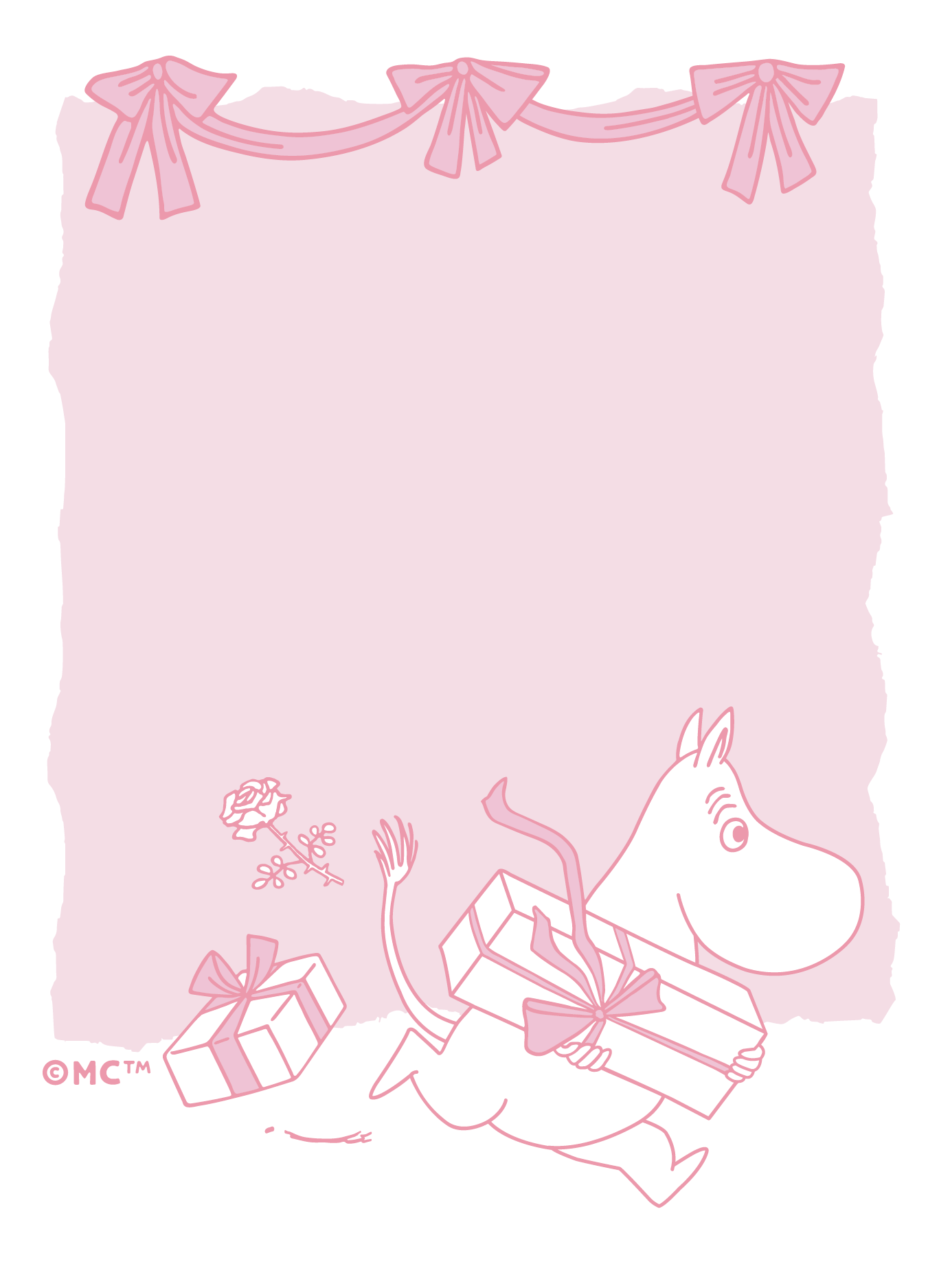 Moomin Greeting Card - Gift Mission