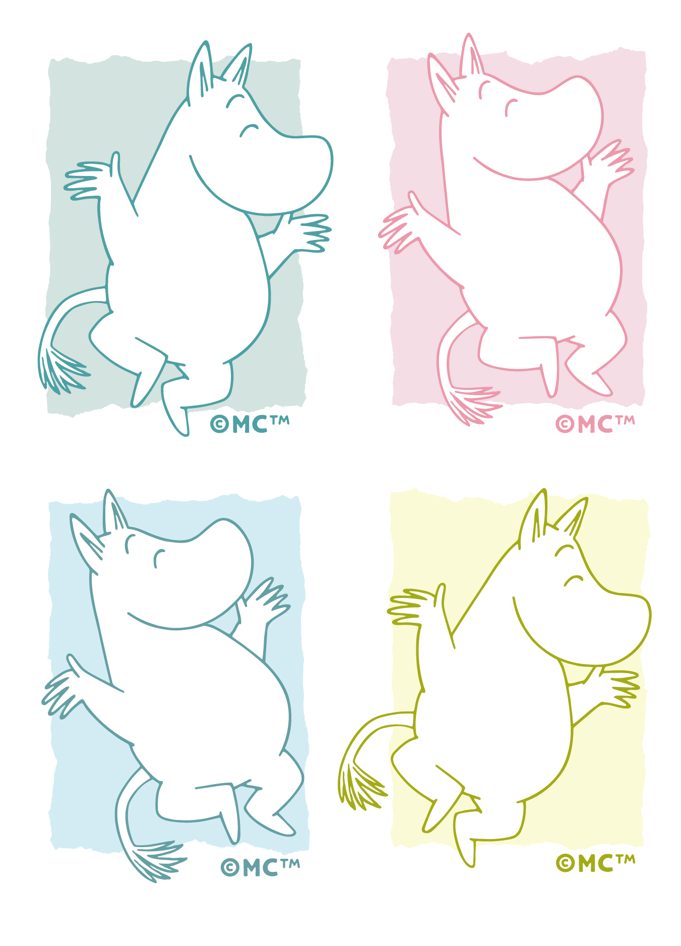 Moomin Greeting Card - Happy Dancing