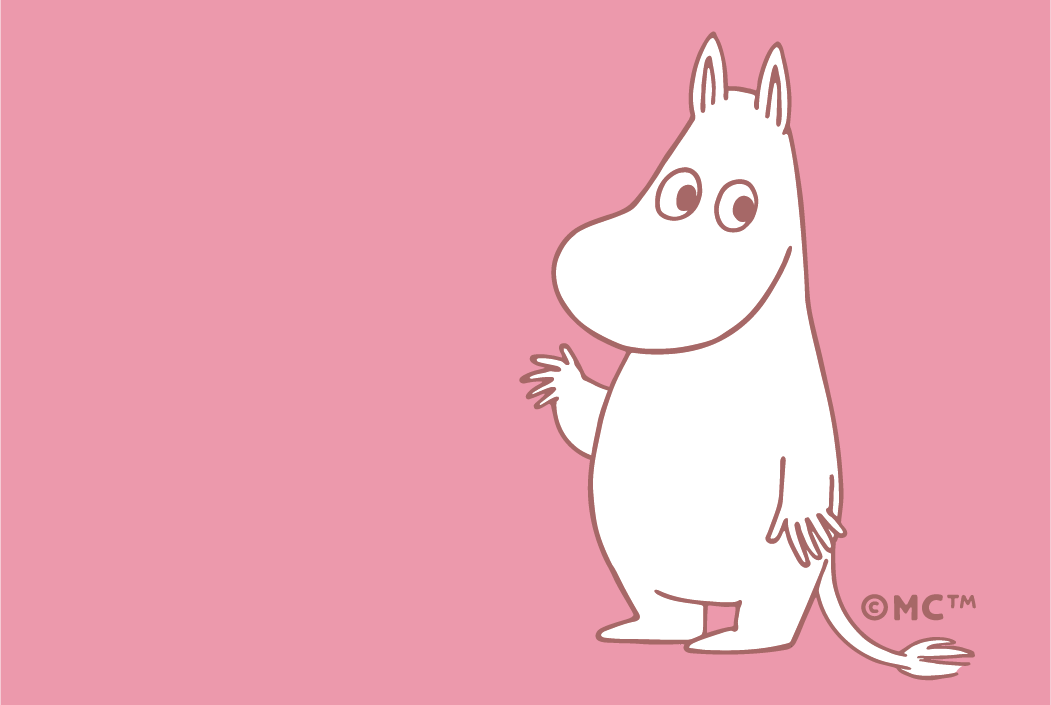 Moomin Mini Greeting Card - Friendly Wave