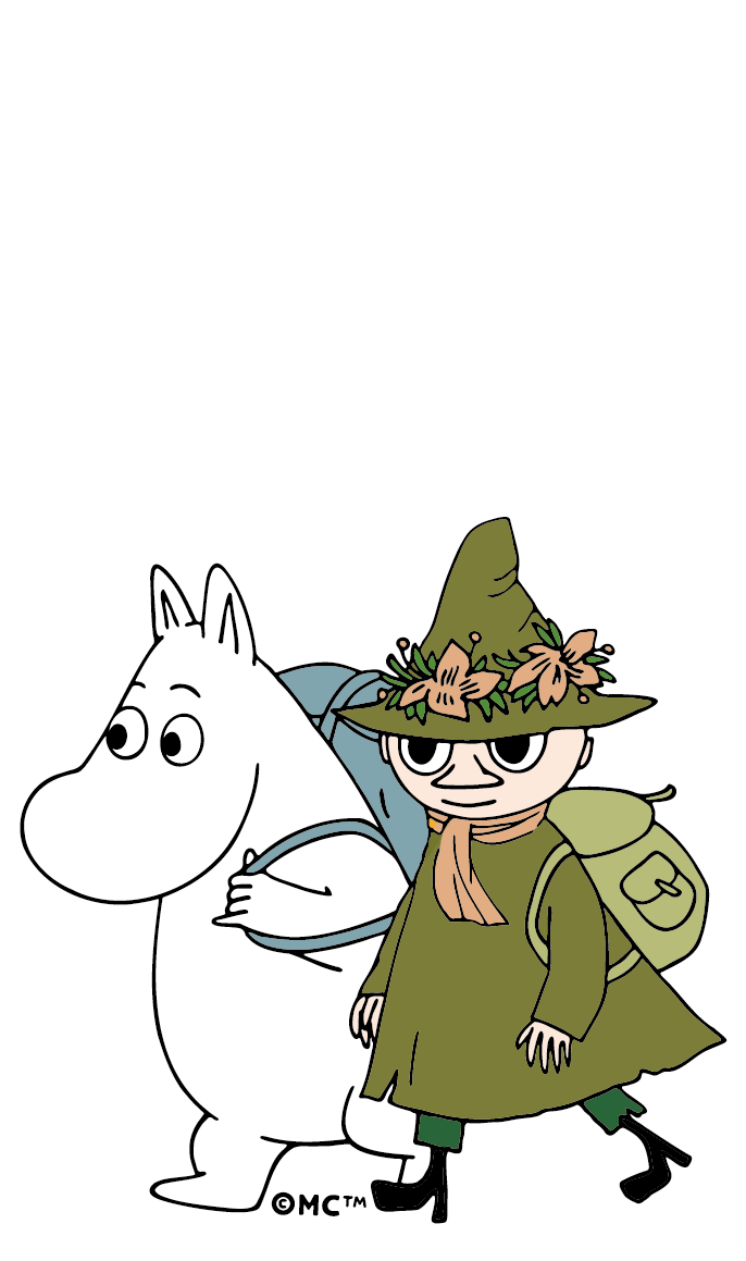 Moomin Character Sticker - Journey Together with Snufkin