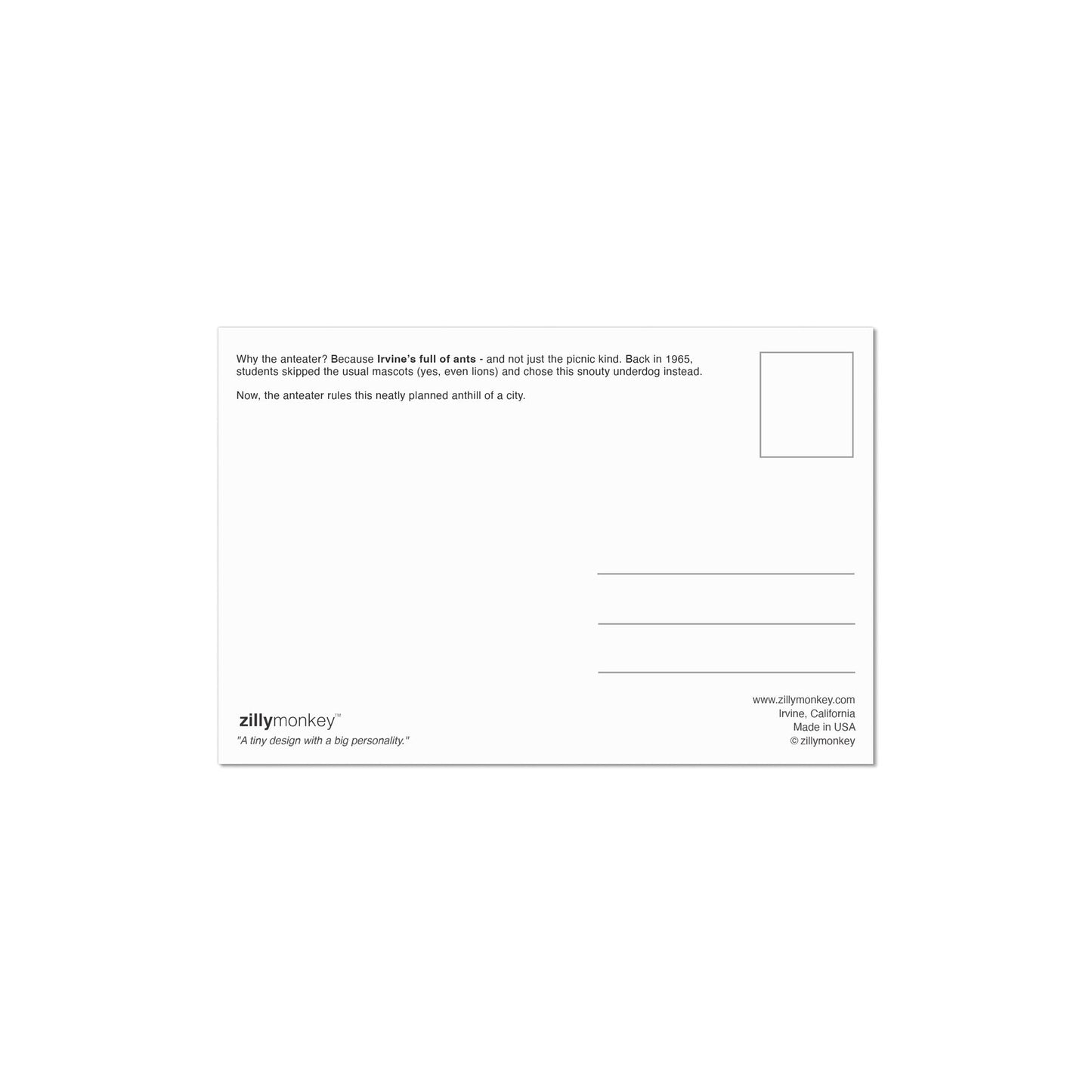 Anthill Chronicles Irvine Postcard