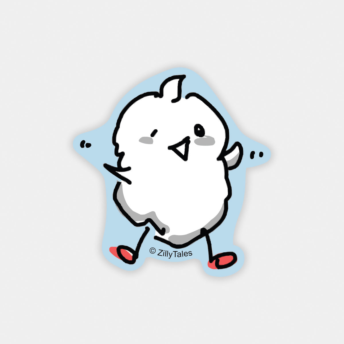 Ghost Dancing Sticker