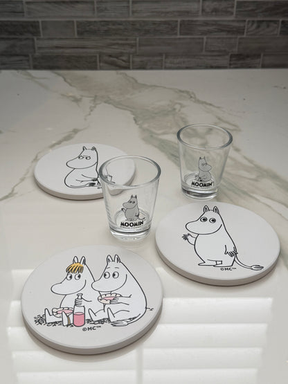 Moomin Ceramic Coaster - Picnic Time with Snorkmaiden