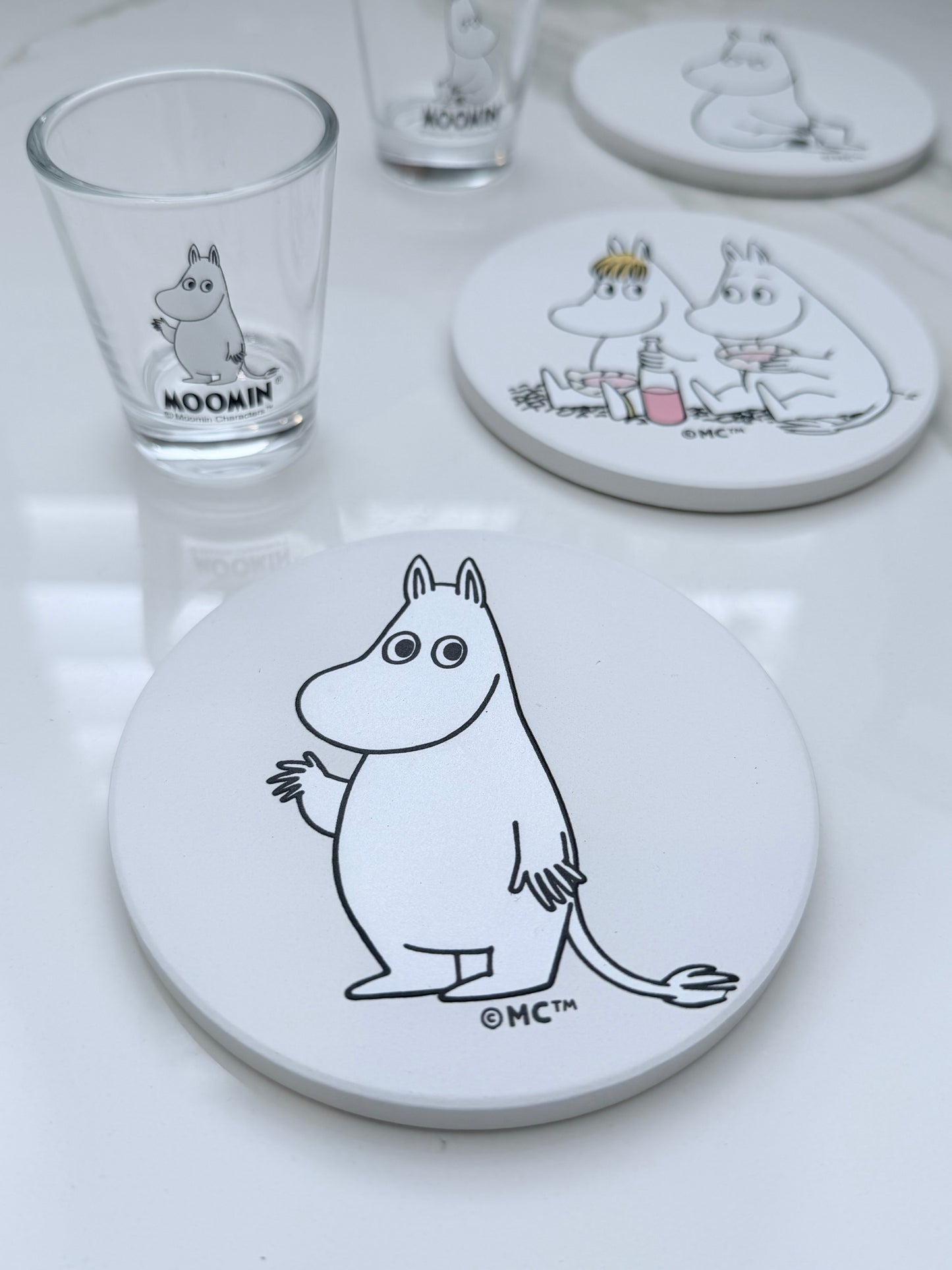 Moomin Ceramic Coaster - Friendly Wave