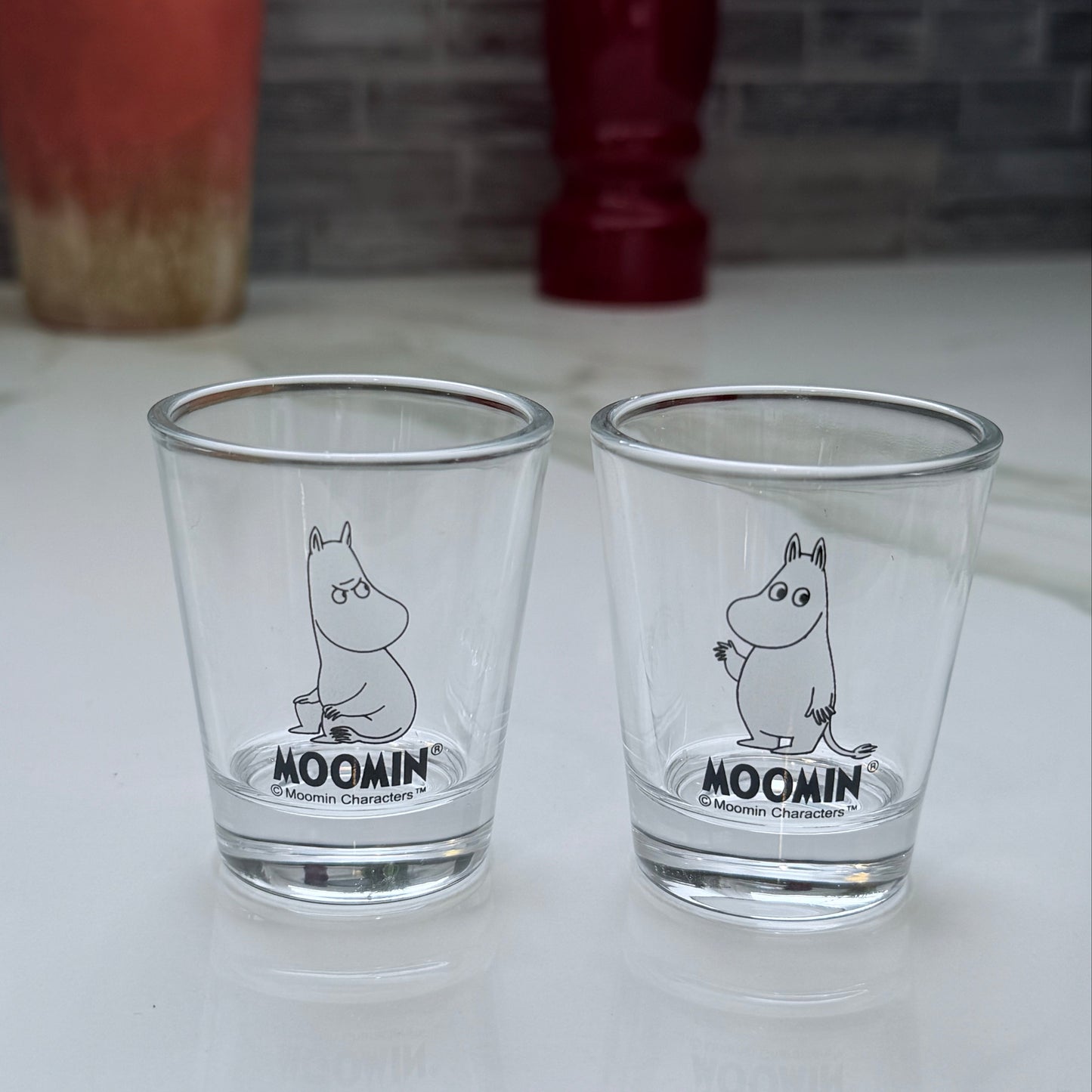 Moomin Shot Glass Duo Gift Set