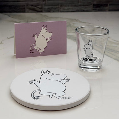Moomin Mini Greeting Card - Happy Dancing