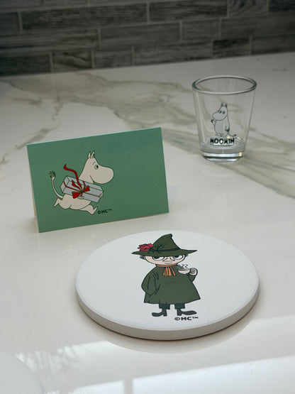 Moomin Ceramic Coaster - Snufkin Cozy Sip