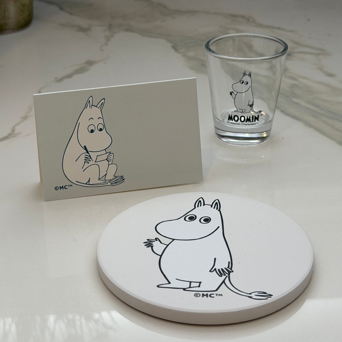 Moomin Ceramic Coaster - Friendly Wave