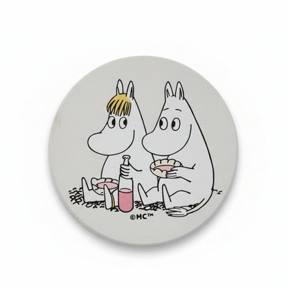 Moomin Ceramic Coaster - Picnic Time with Snorkmaiden