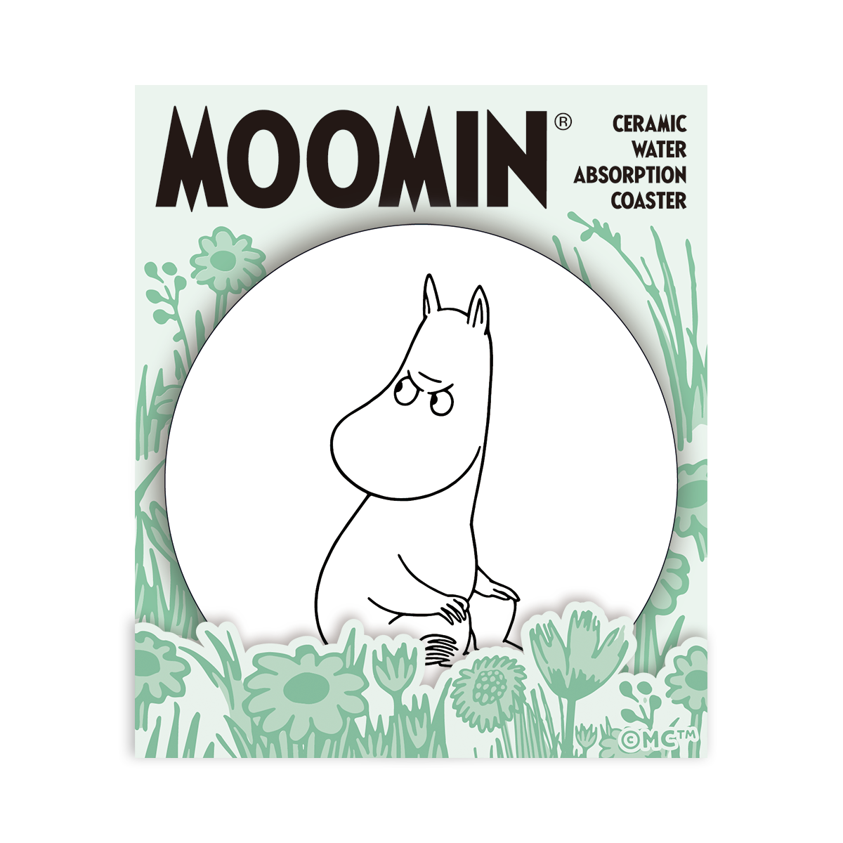 Moomin Ceramic Coaster - Moody Moment