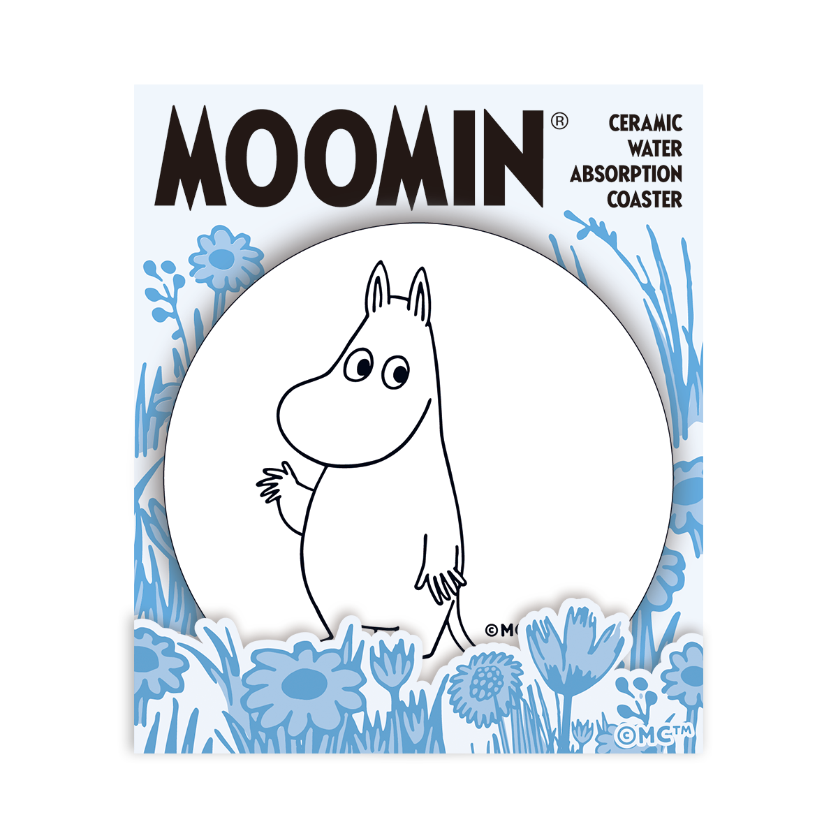Moomin Ceramic Coaster - Friendly Wave