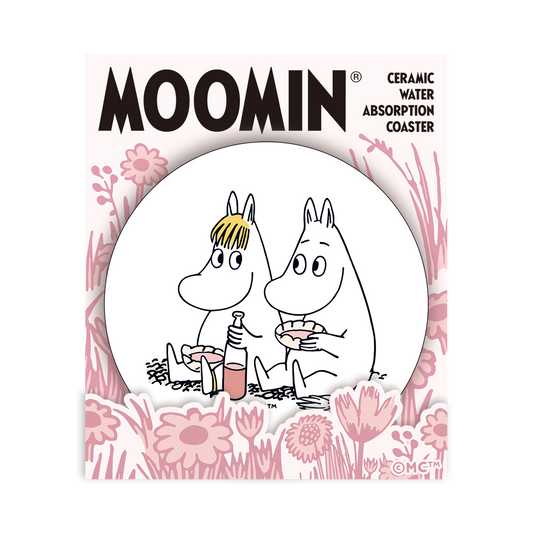 Moomin Ceramic Coaster - Picnic Time with Snorkmaiden