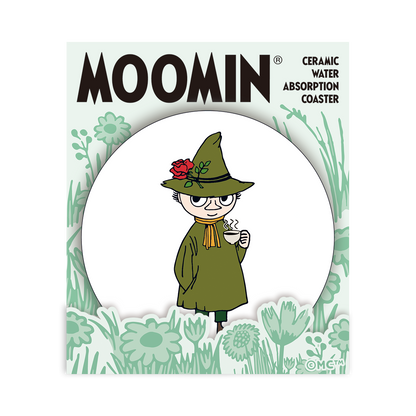 Moomin Ceramic Coaster - Snufkin Cozy Sip