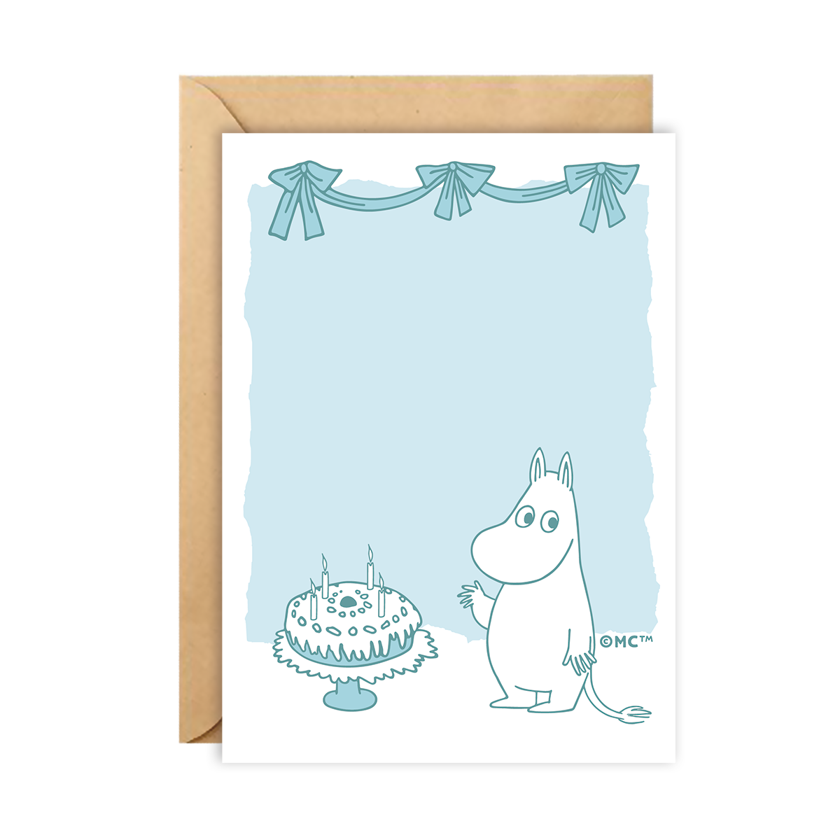 Moomin Greeting Card - Birthday Cake