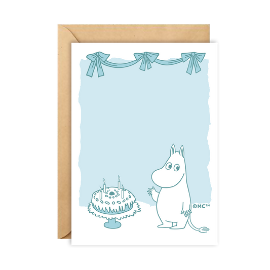 Moomin Greeting Card - Birthday Cake