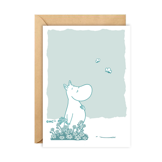 Moomin Greeting Card - Butterflies
