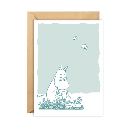 Moomin Greeting Card - Writing Letters