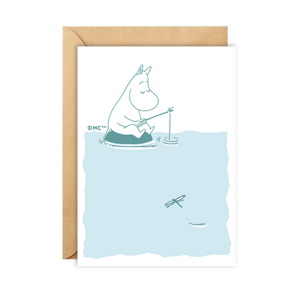 Moomin Greeting Card - Fishing