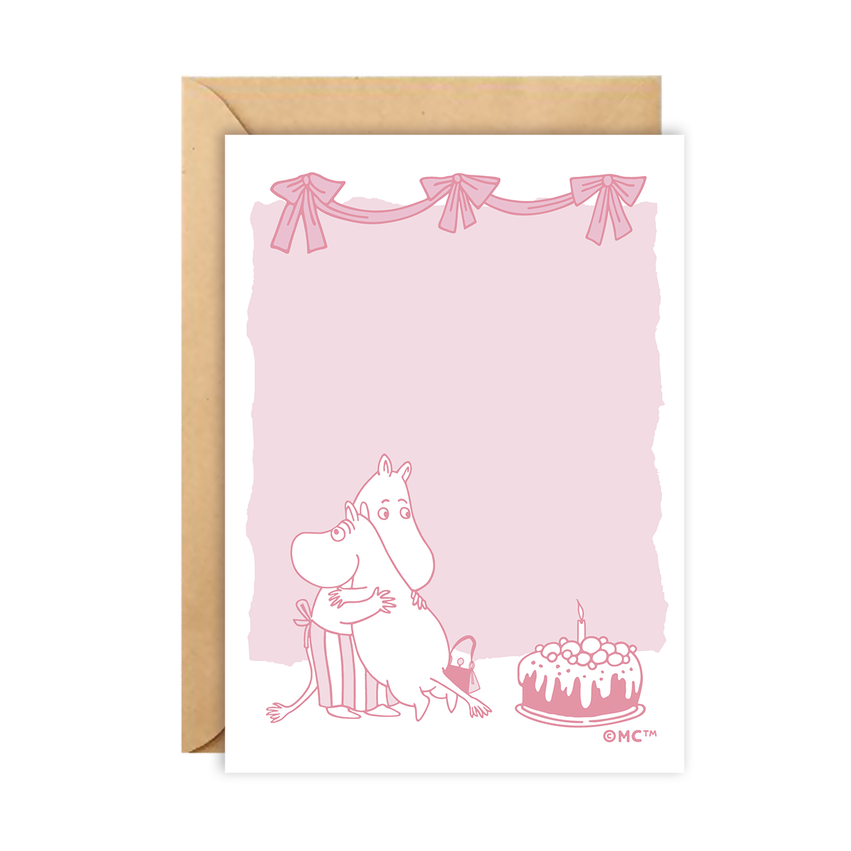 Moomin Greeting Card - Hugging with Moominmamma