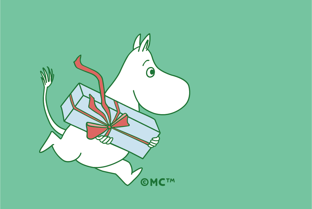Moomin Mini Greeting Card - Gift Mission