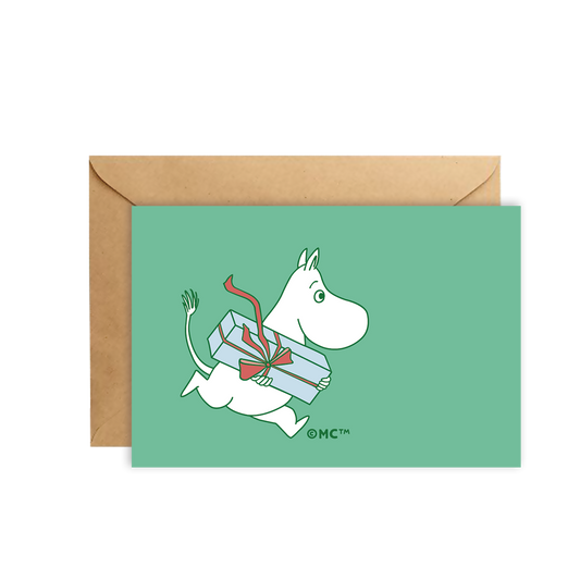 Moomin Mini Greeting Card - Gift Mission