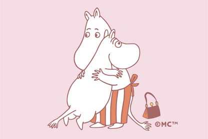 Moomin Mini Greeting Card - Hugging with Moominmamma