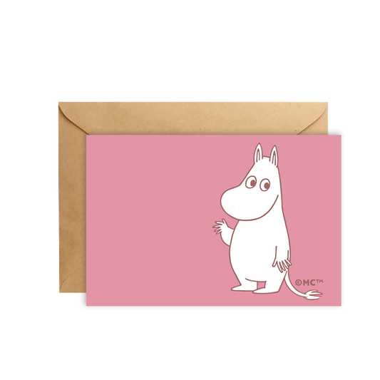 Moomin Mini Greeting Card - Friendly Wave