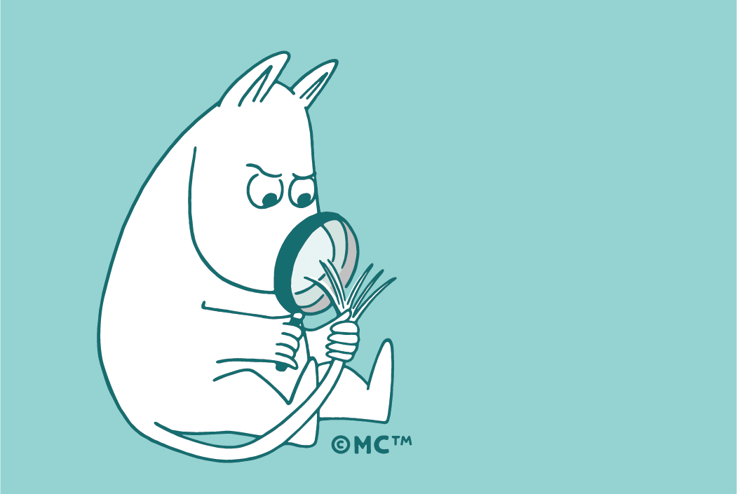 Moomin Mini Greeting Card - Curious Tail