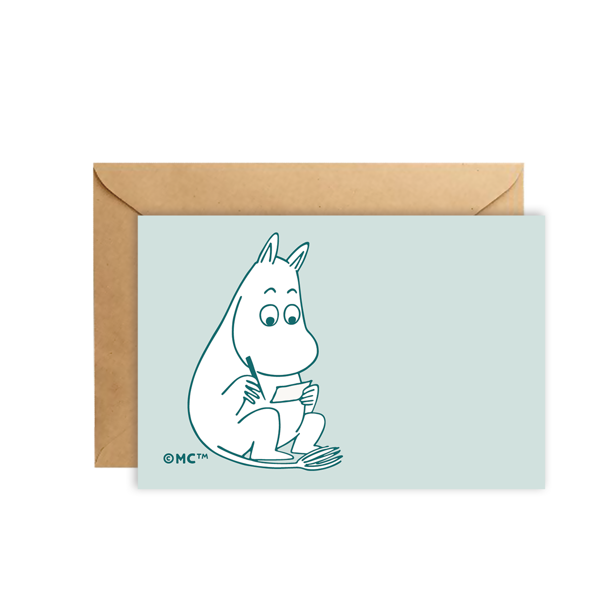 Moomin Mini Greeting Card - A Little Letter