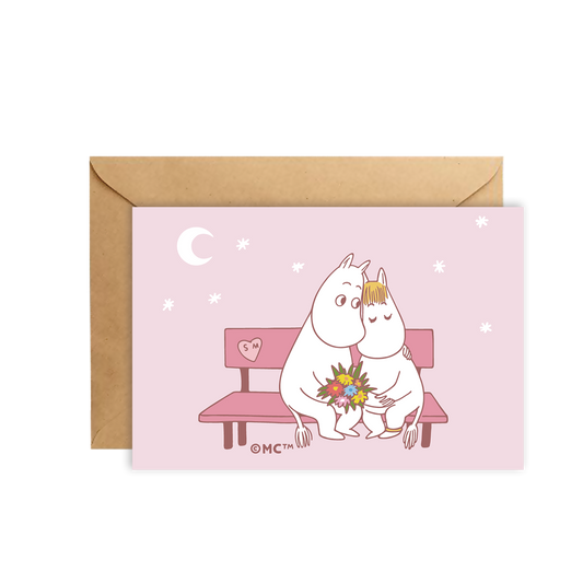 Moomin Mini Greeting Card - A Shared Moment
