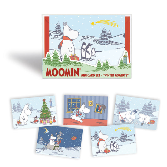 Moomin Mini Greeting Card Set - Winter Moments