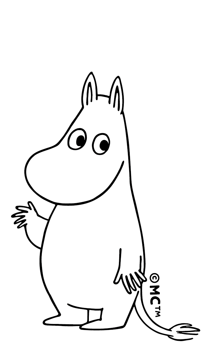 Moomin Character Sticker - Friendly Wave