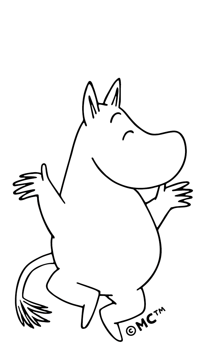 Moomin Character Sticker - Happy Dance