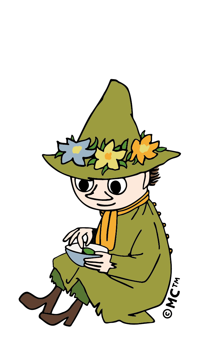 Moomin Character Sticker - Tea Break with Snufkin