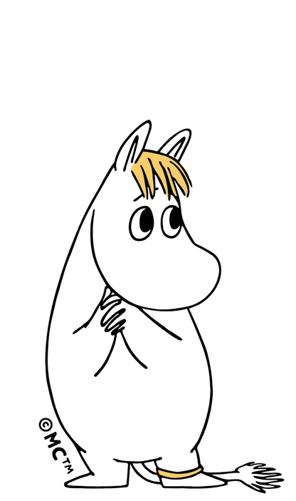 Moomin Character Sticker - Shy Smile Snorkmaiden