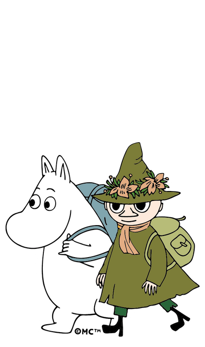 Moomin Character Sticker - Journey Together with Snufkin