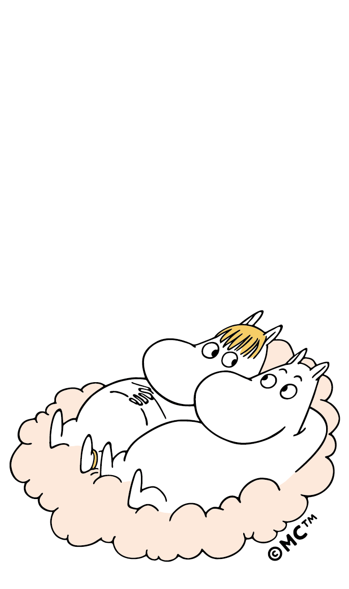 Moomin Character Sticker - Cozy Cloud