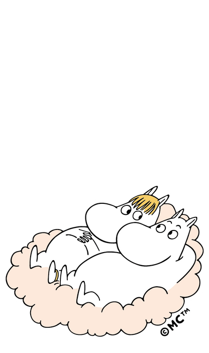 Moomin Character Sticker - Cozy Cloud