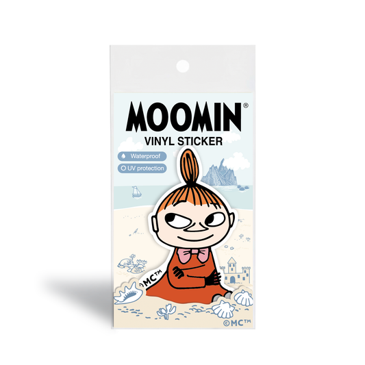 Moomin Character Sticker - Confident Smile Sitting (Little My)