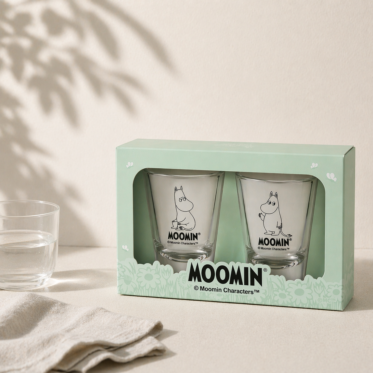 Moomin Shot Glass Duo Gift Set