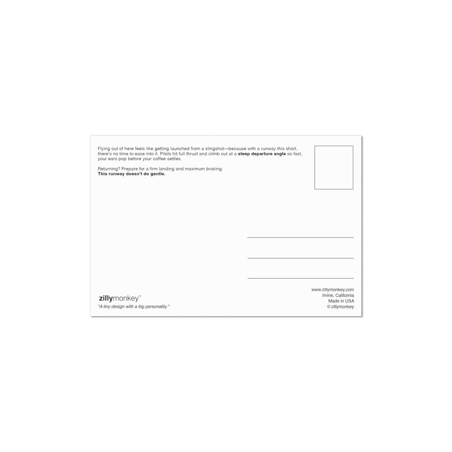 Runway Rumble Irvine Postcard