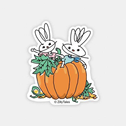 3ERs & 4ERS in Pumpkin Sticker