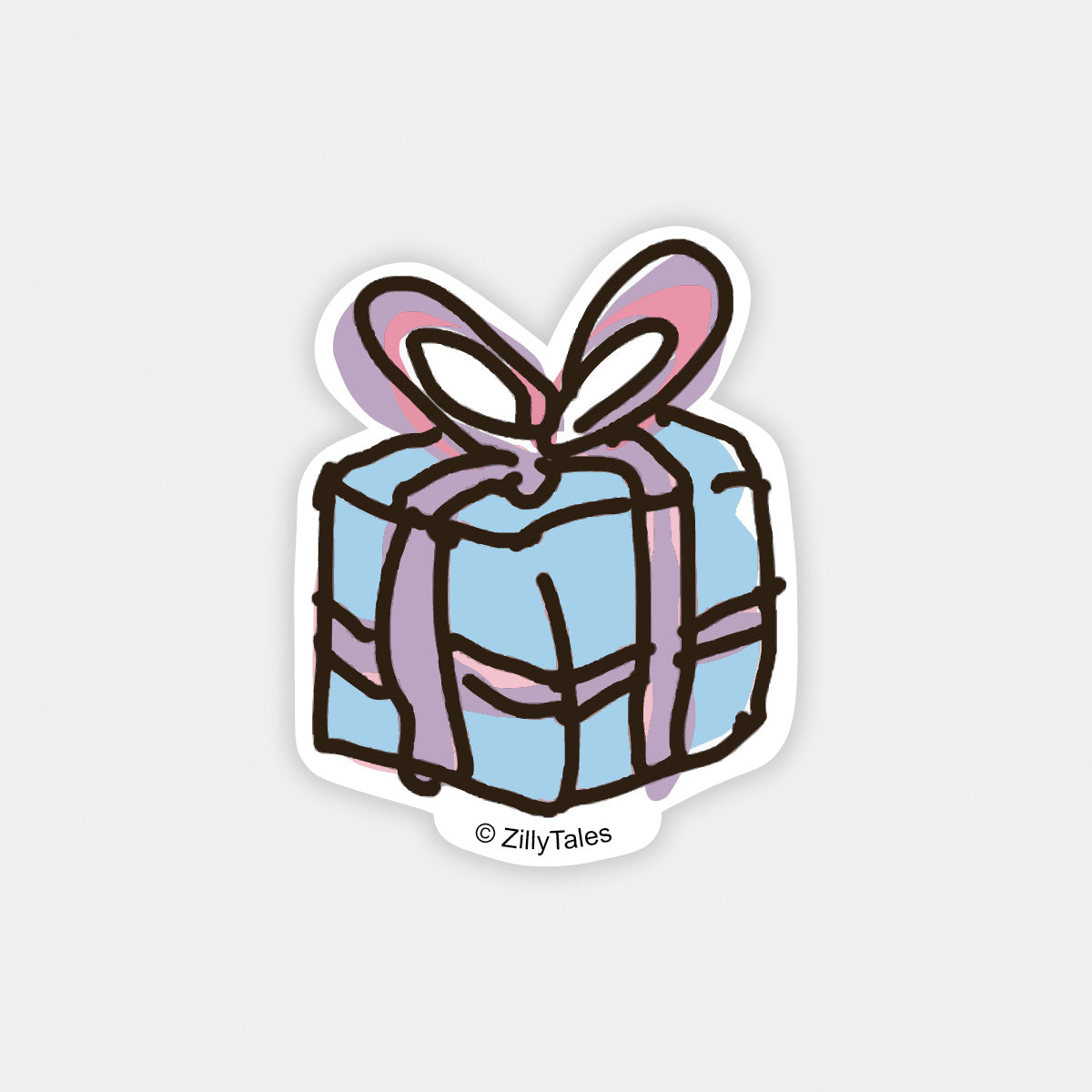 Present Gift Box Sticker