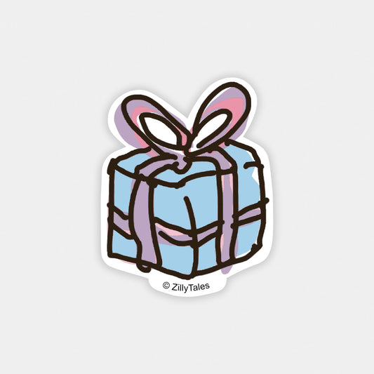 Present Gift Box Sticker