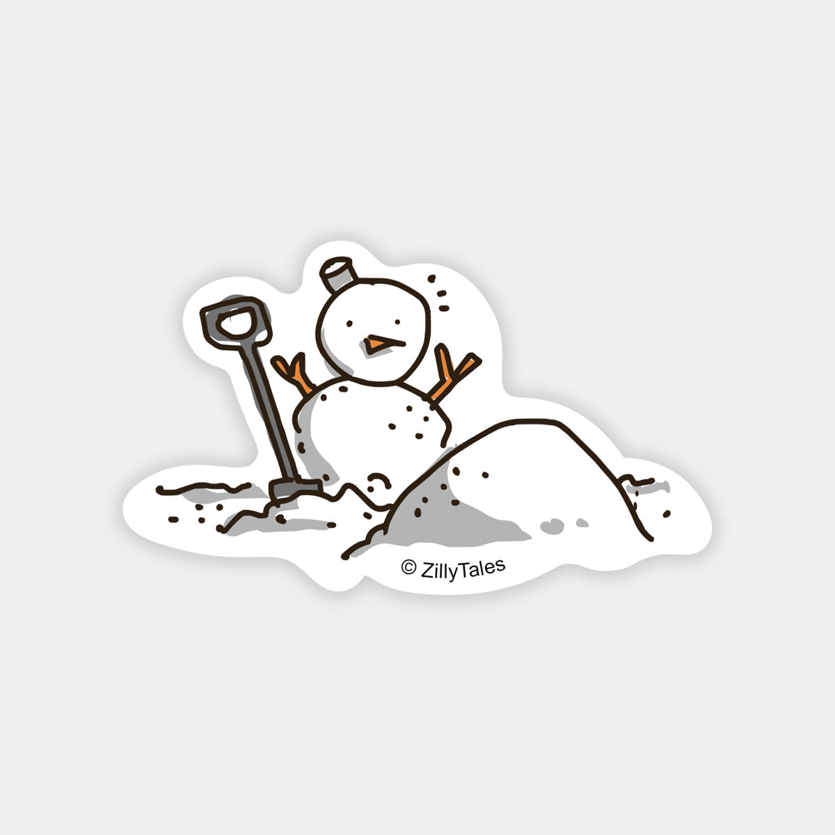 Snowman Sticker