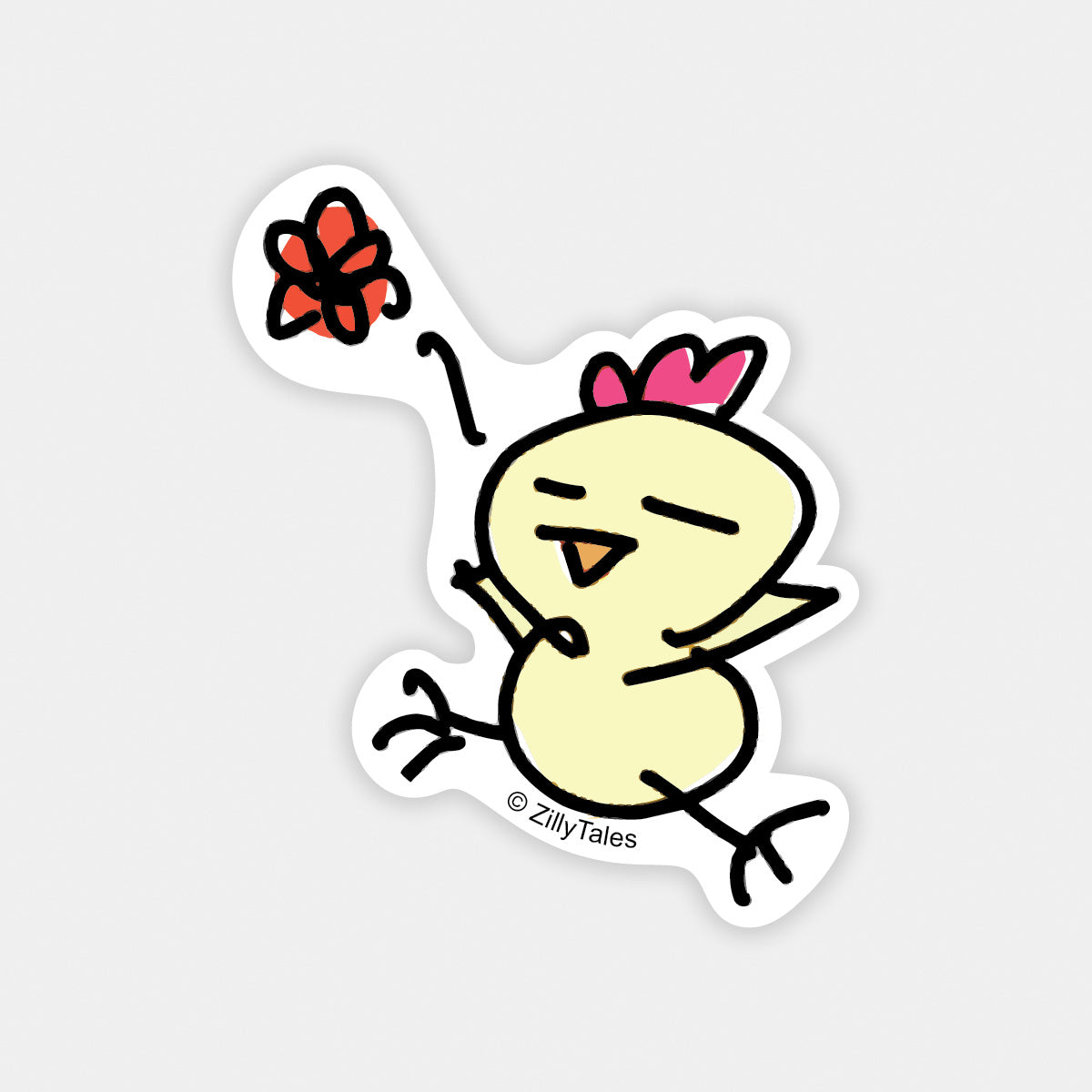 Pip with Bloom Sticker