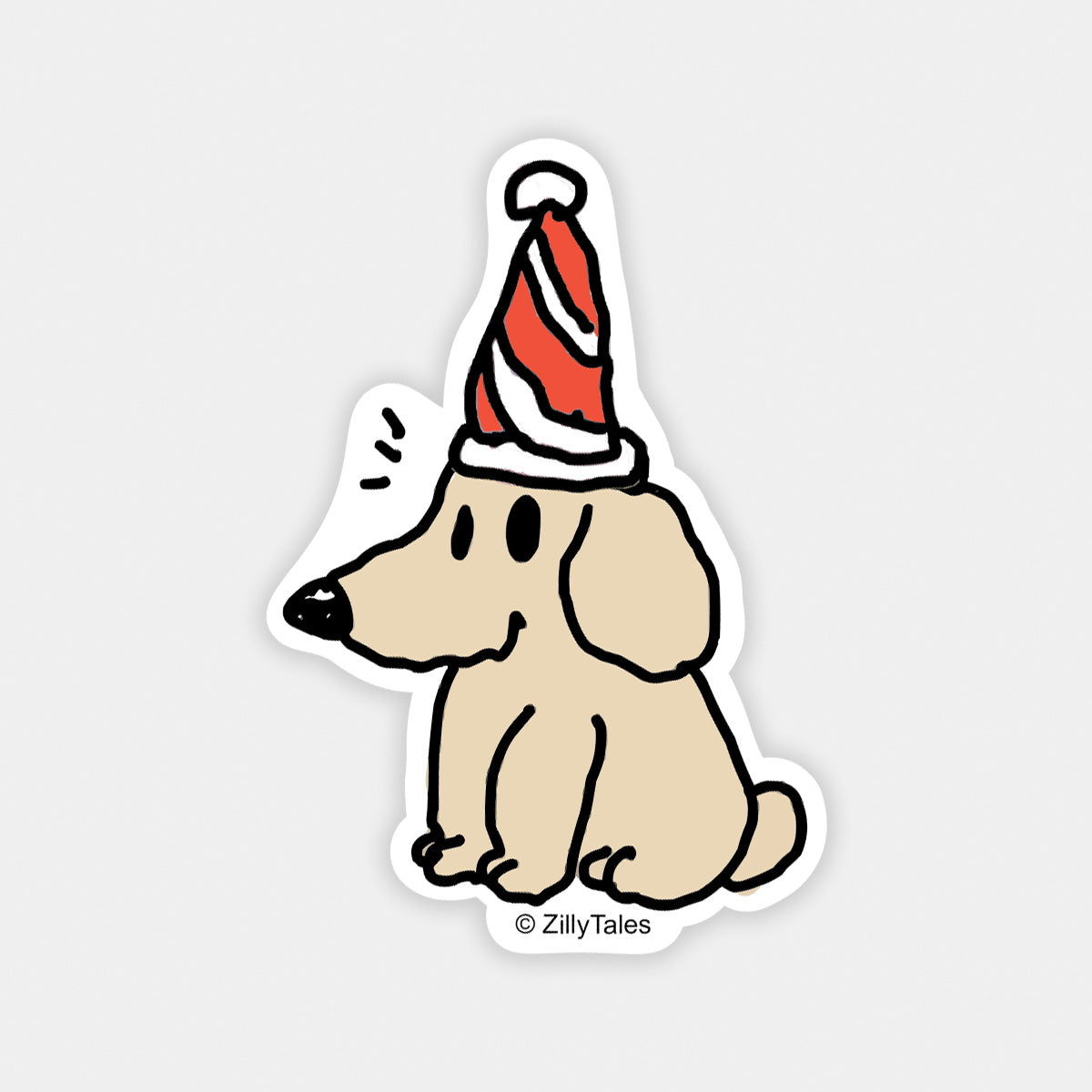 Sora with Holiday Hat Sticker