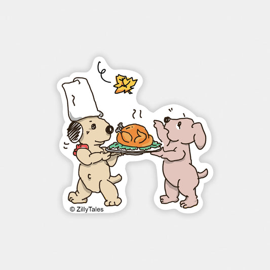 Sora & Scout Turkey Sticker