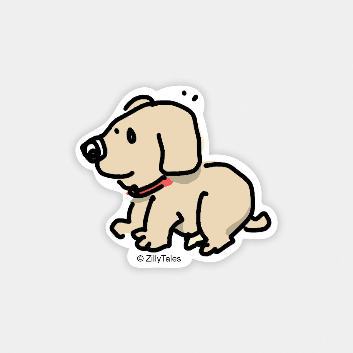 Sora Puppy Crawling Sticker